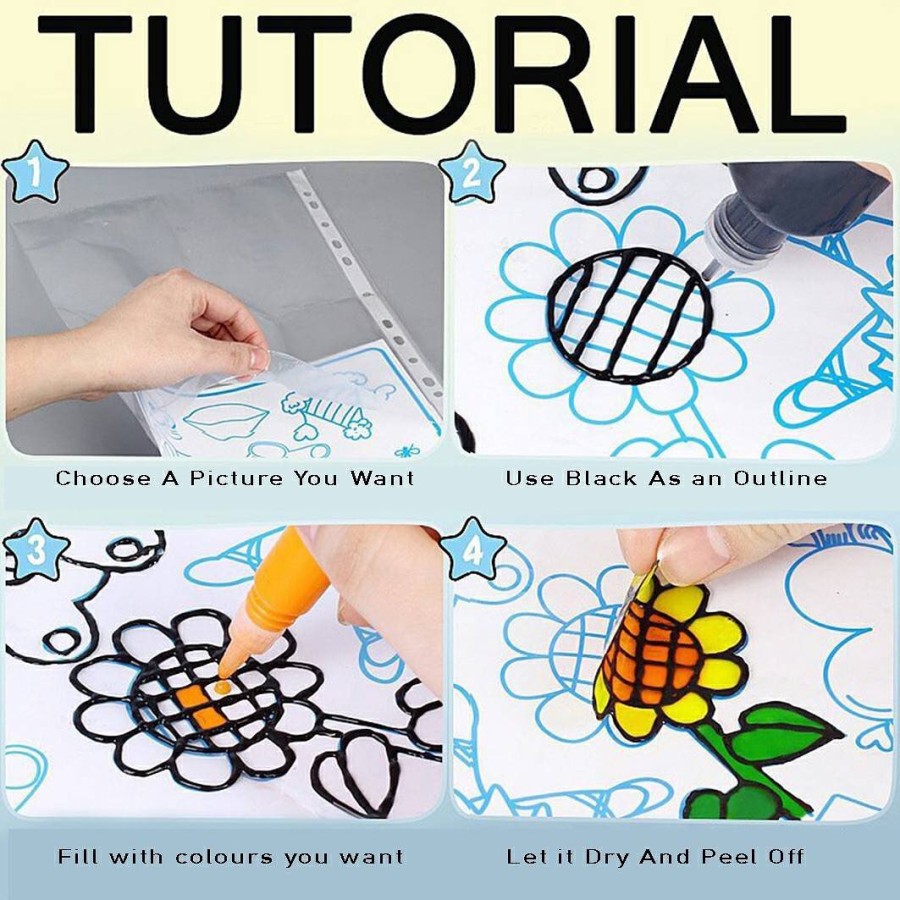 3D Instant Sticky Art - DIY Painting Gel Sticker