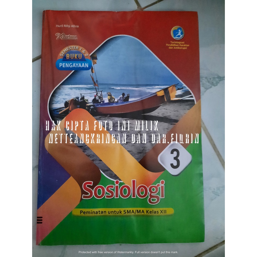 LKS Sosiologi Kelas 12 XII Semester 1&2 K13 Revisi 2018 Kharisma