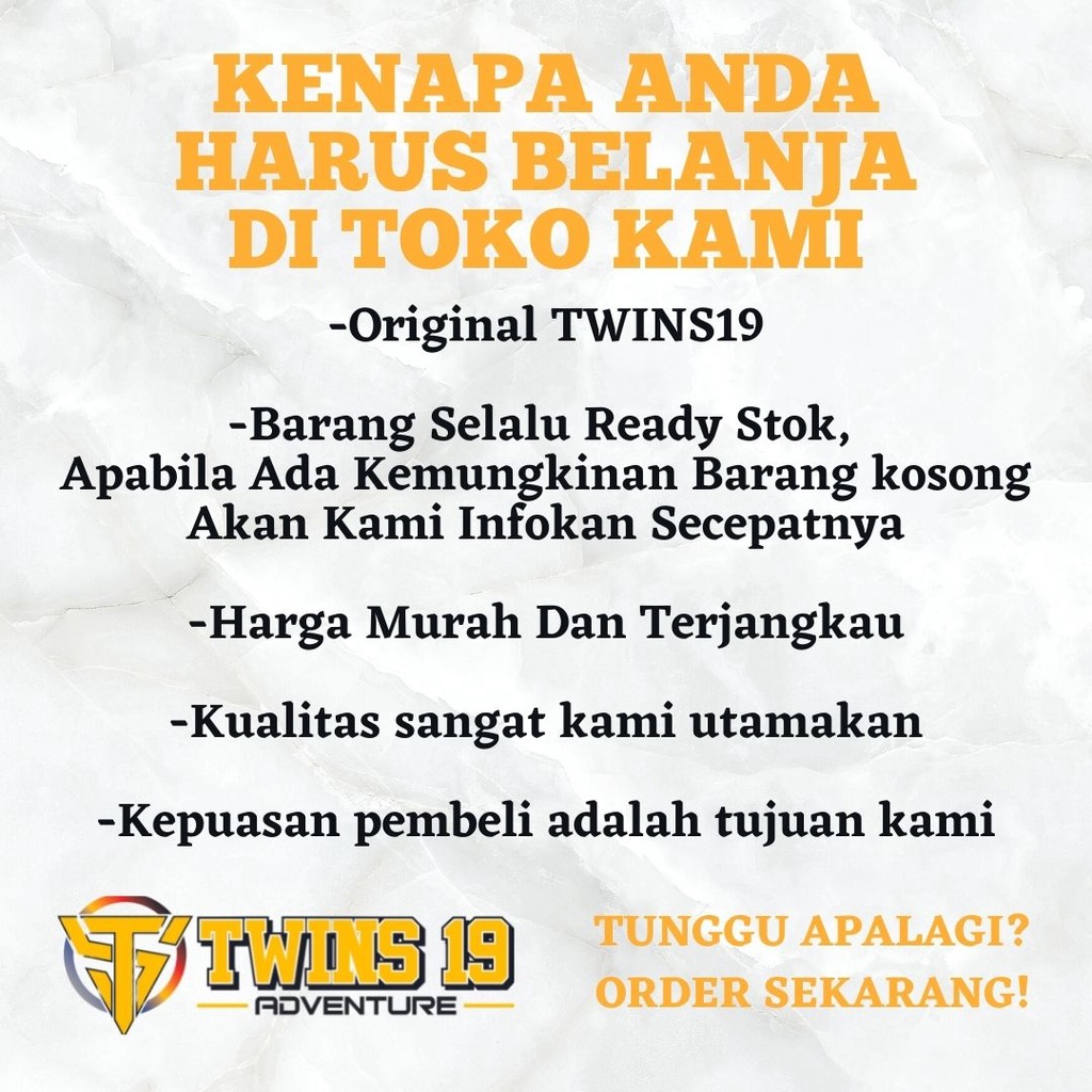 Jas Hujan TWINS19 Jas Hujan Sleting Depan Pria Wanita Dewasa Anti Air Bahan Taslan Import Raincoat