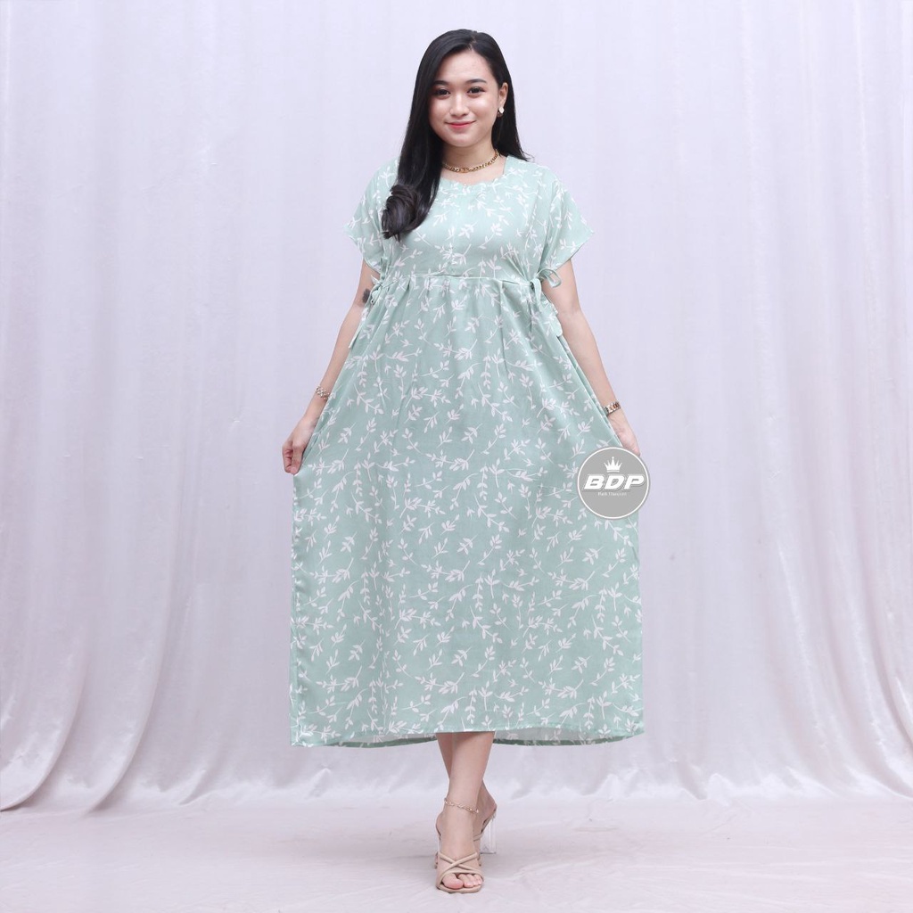 Dianputri - Daster Chibi Panjang Semata kaki Busui Kekinian Non Ruffle Dianputri-arina