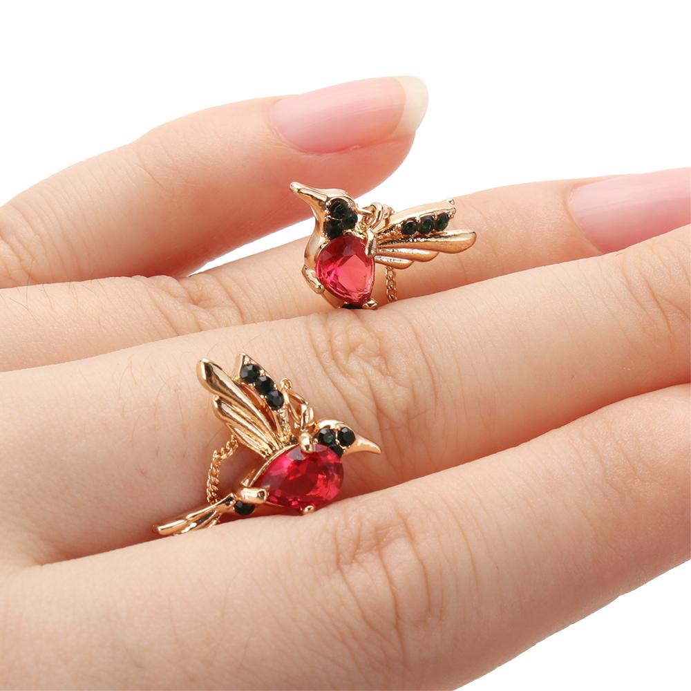 Lily Hummingbird Stud Wanita Simulasi Perhiasan Yang Indah