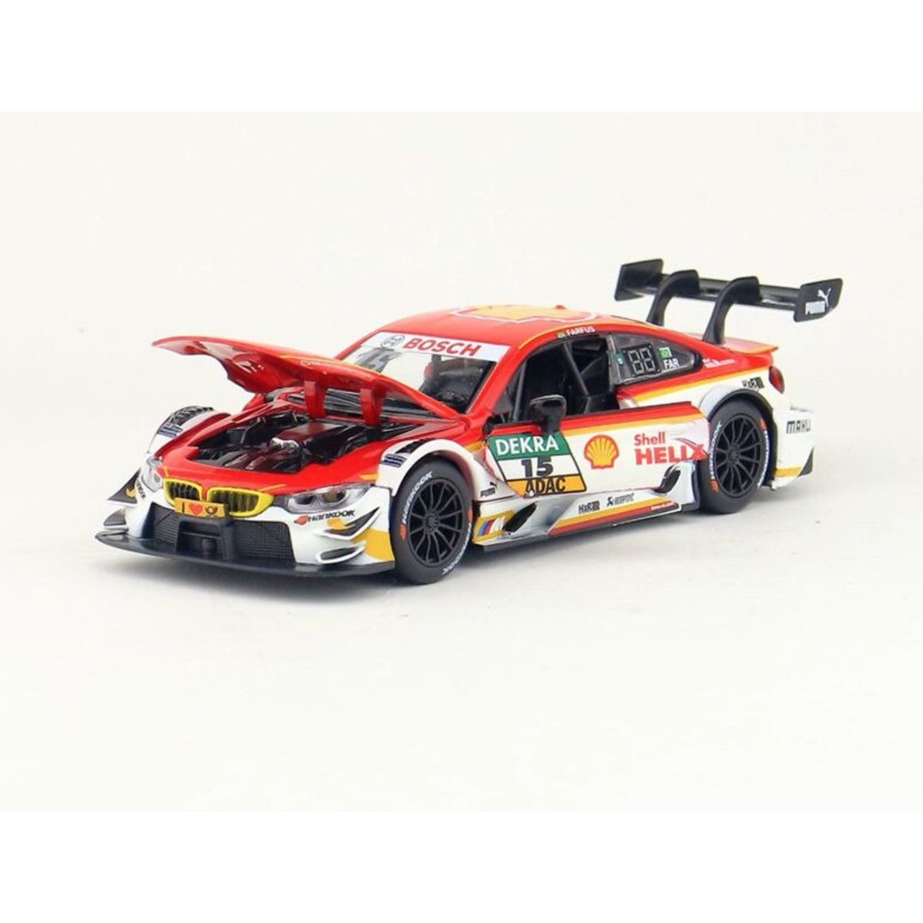 DIECAST MOBIL MINIATUR BMW M4 DTM METAL SERIES 1:32 PREMIUM QUALITY REALISTIC MODEL