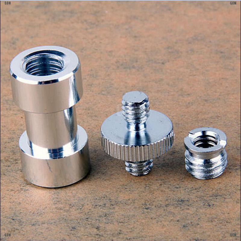 Sekrup Adapter Tripod 1 / 4 &quot;3 / 8&quot; Untuk Stand Holder Payung Lampu Kamera
