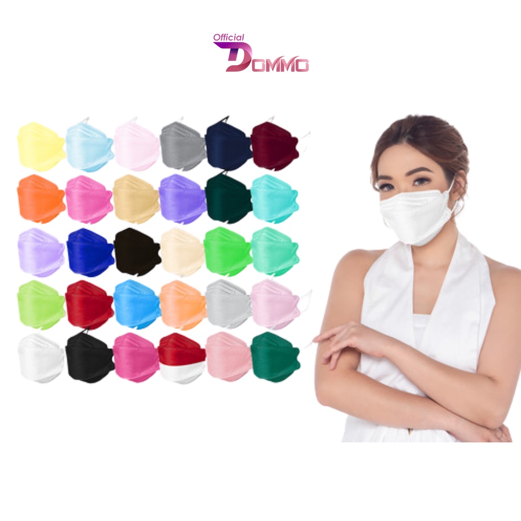 DOMMO - D6060 Madame Gie Masker Protect You KF94 Mask - Masker Isi 10 Pcs