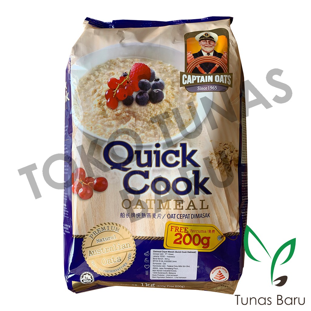 

Quick Cook Oatmeal Captain Oats (Oat Cepat Masak Australia)