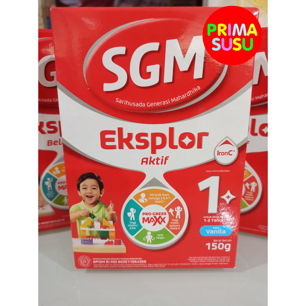 SGM Eksplor 1+ 150 Gr, Madu, Vanila