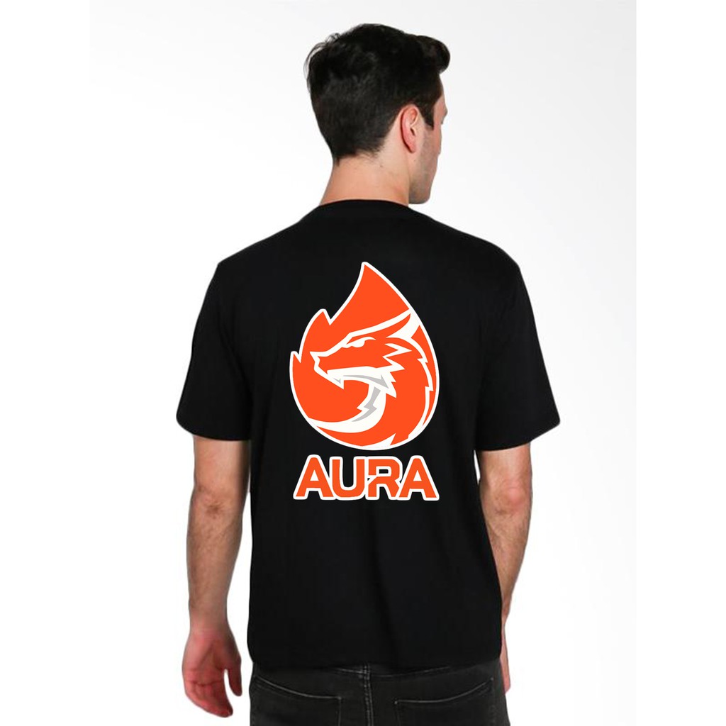 KAOS AURA FIRE ESPORT GAMING DISTRO MOBILE LEGENDS PUBG FREE FIRE COWOK CEWEK / JERSEY AURA FIRE