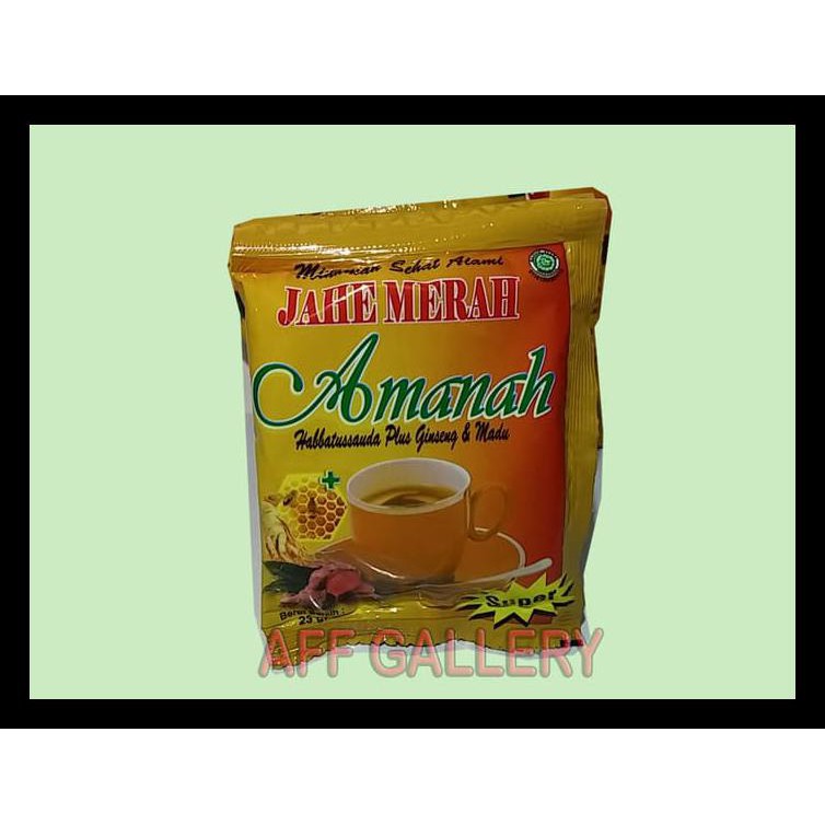 

Jahe Merah Amanah Super (+ Habbatussauda, Ginseng Dan Madu)|Instan Hemat