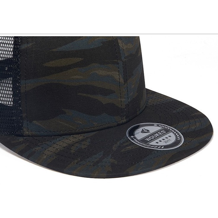 Topi Snapback Motif Camouflage Gaya Hip Hop Untuk Unisex