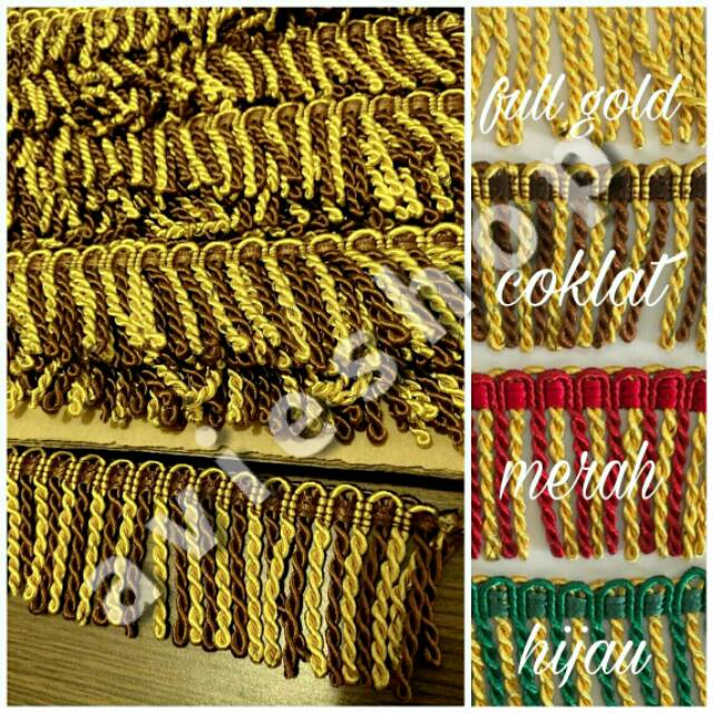 Renda Rumbai Tambang Gorden METERAN