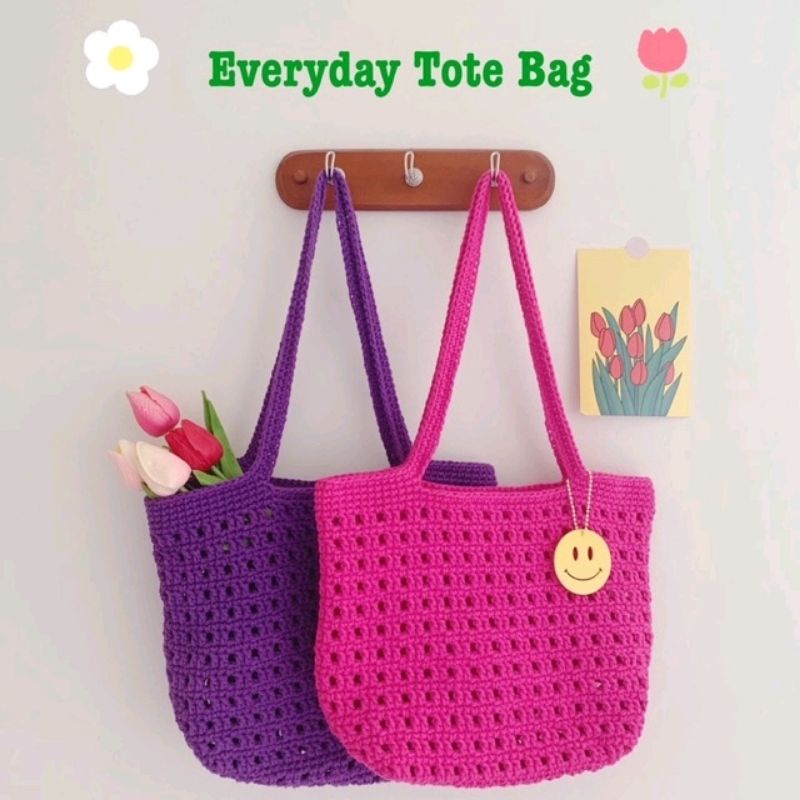 Tote Bag Net Crochet