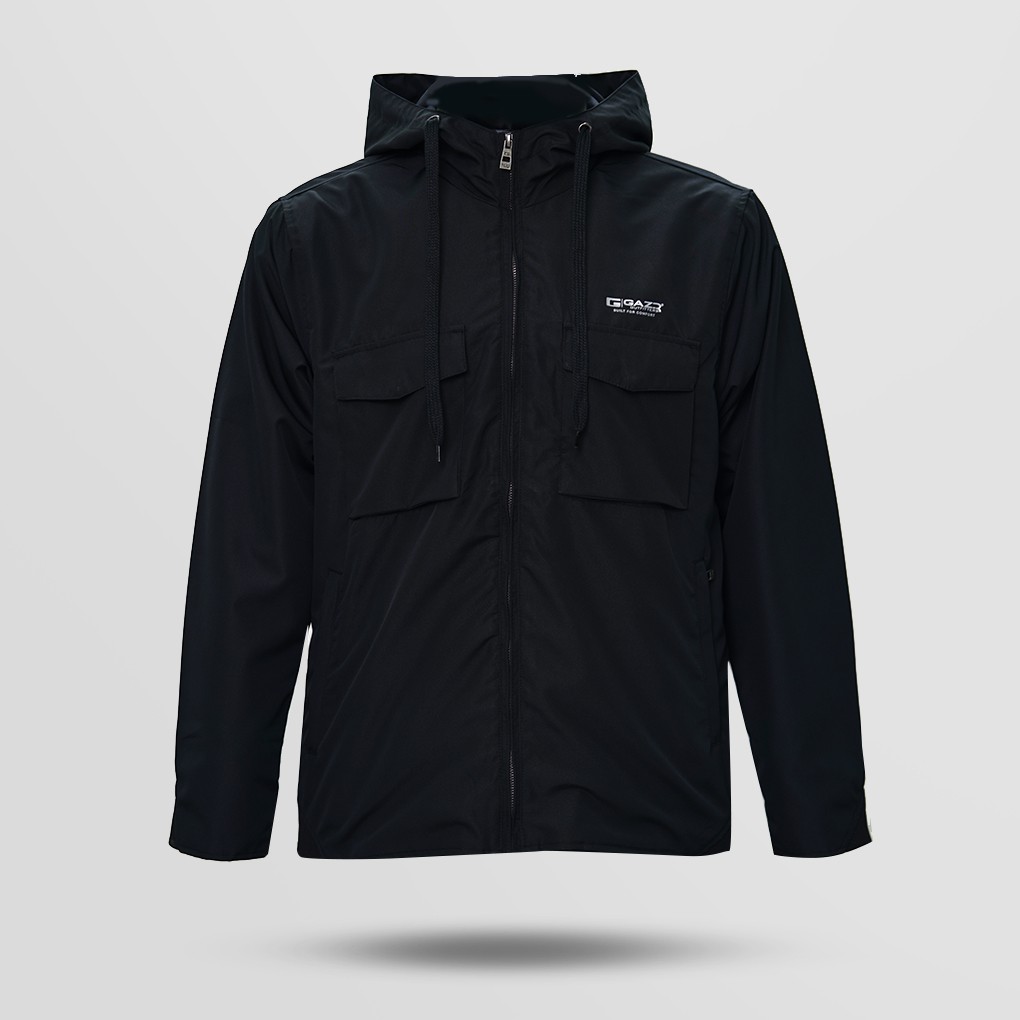 JAKET PARKA PRIA GAZR ORIGINAL (09 64 BLACK)