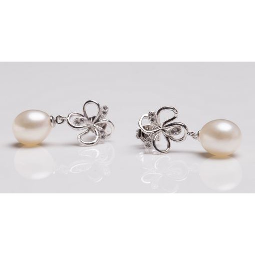 Anting Korea Mutiara Air Tawar ASLI Import kualitas premium bahan S925 Sterling Silver - A019