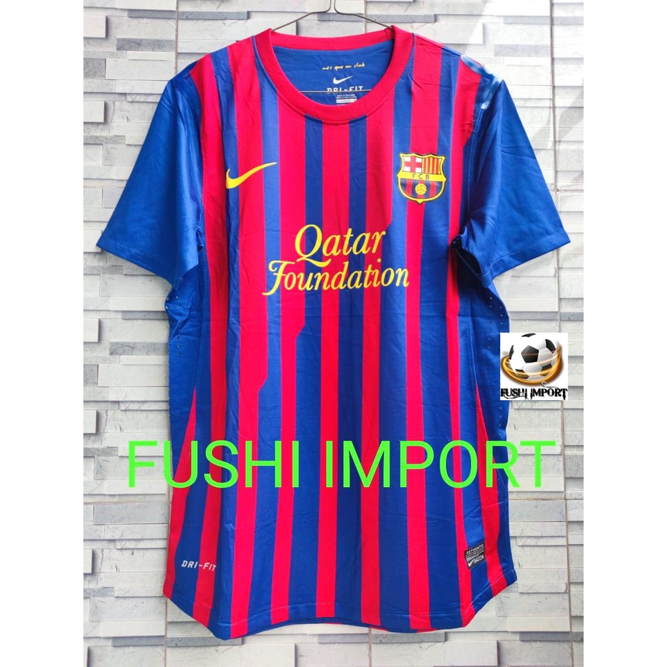 RETRO | Jersey Baju Bola Barca Home 2011 2012 Grade Ori