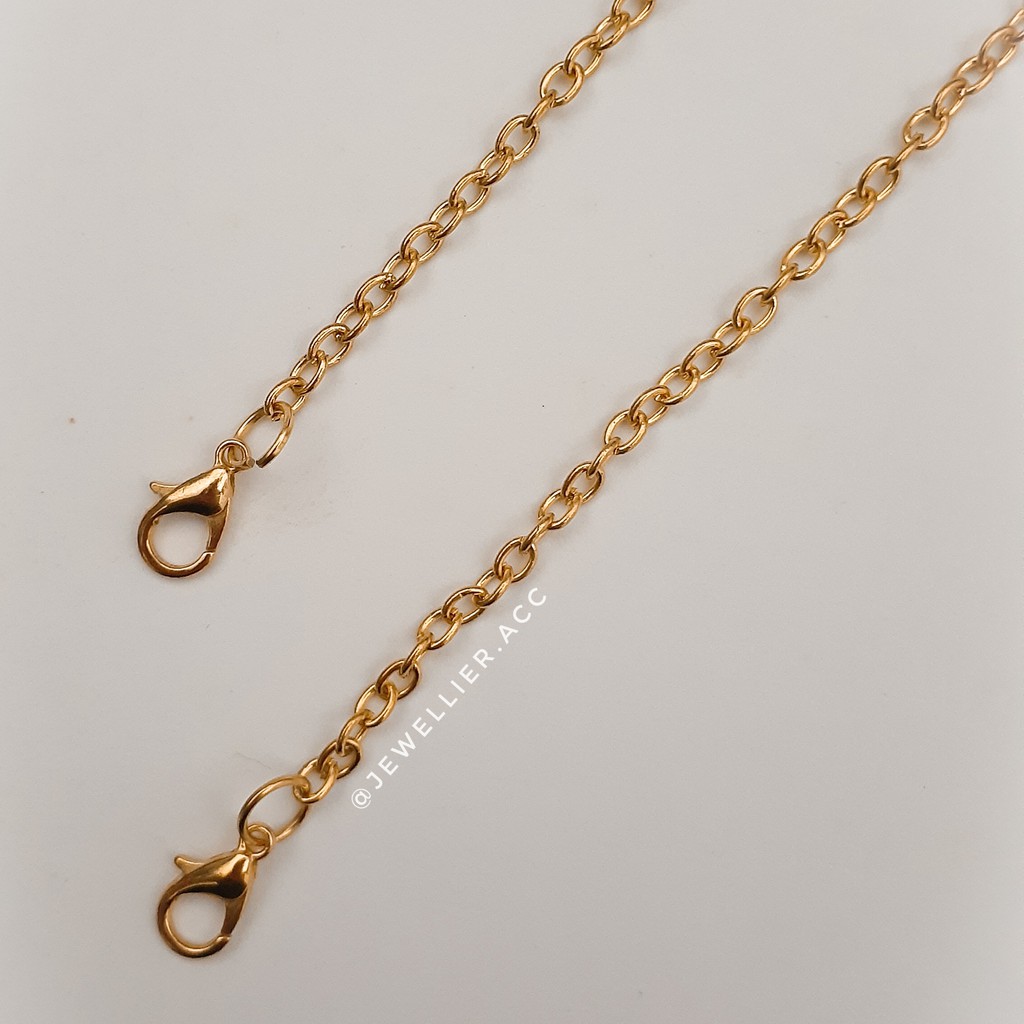 strap masker rantai, kalung rantai, strap mask, strap masker, strap masker korea, aksesoris masker