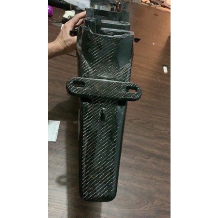 spakbor belakang satria Fu carbon kevlar