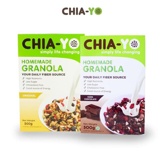 

BEST SELLER PAKET 2 GRANOLA 500gr (Original & Dark Chocolate)