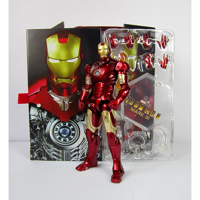 Action Figure Marvel Ironman 2 Mark 3 Original Zd Toys