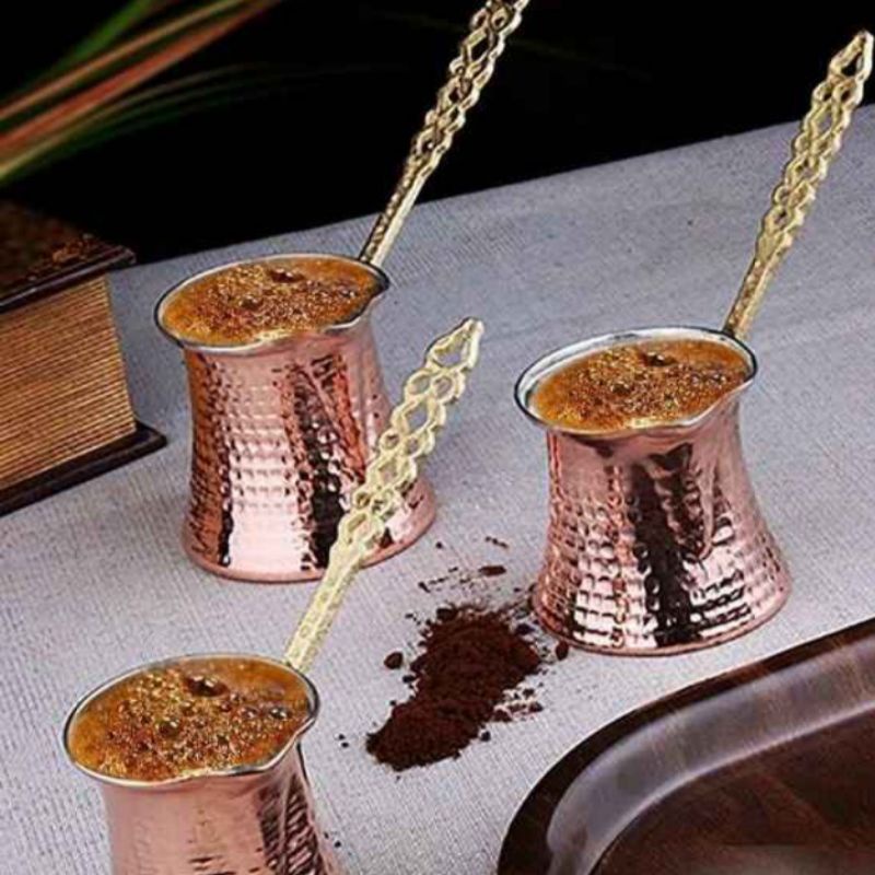Chopper Coffe Pot ala Turki | Ibrik Kopi Turki Tembaga