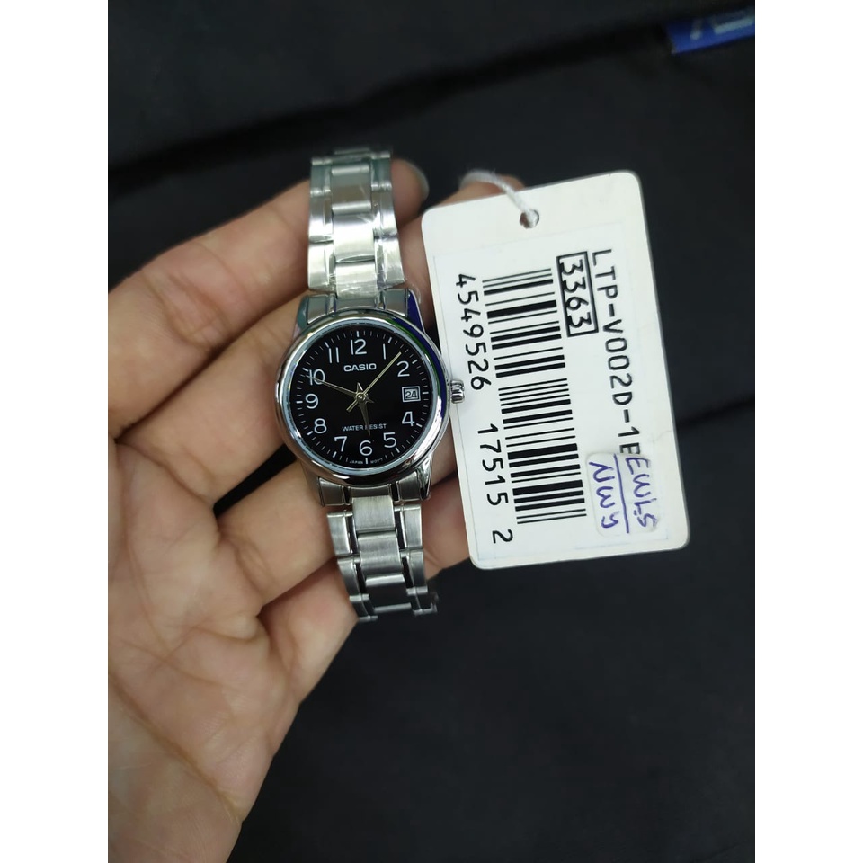 Jam Tangan Wanita Casio LTP-V002D-1B ORIGINAL