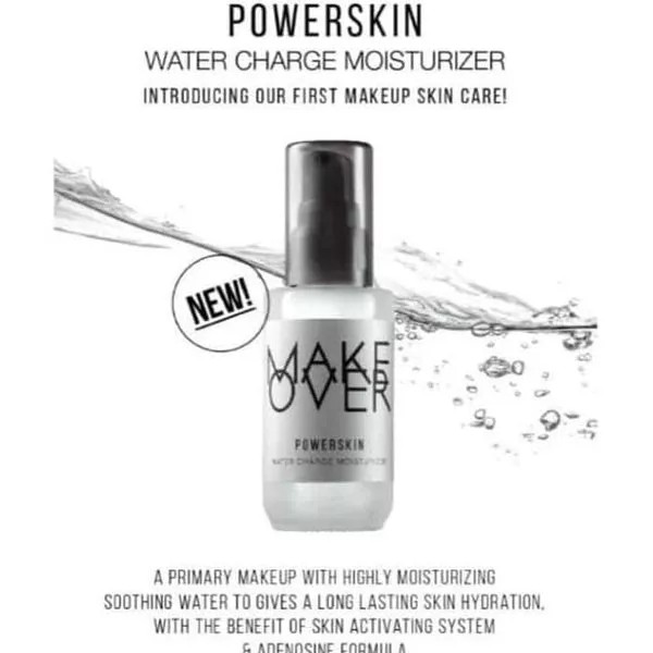 ❤ jselectiv ❤ MAKE OVER POWERSKIN Water Charge Moisturizer | Pelembap Mengandung Hyaluronic Acid MAKE OVER