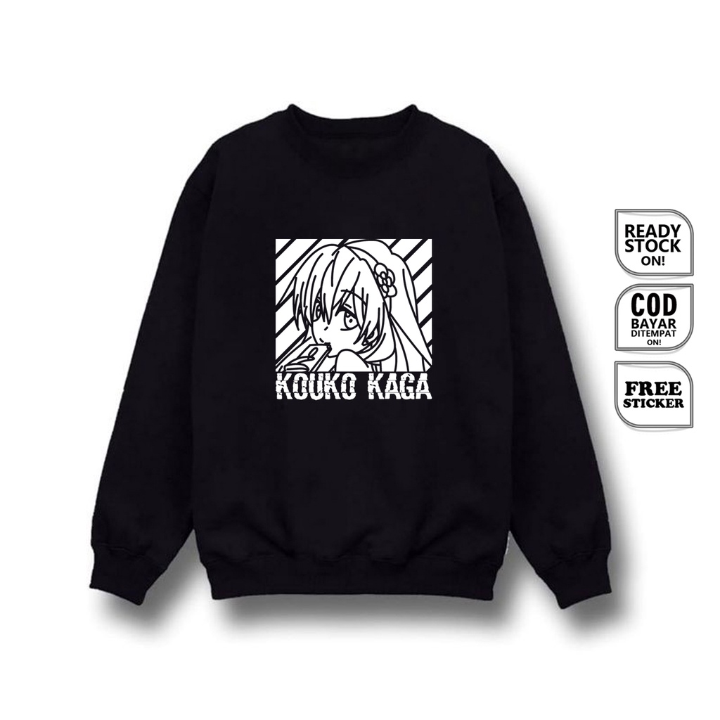 SWEATER WAIFU ANIME MANGA KOUKO KAGA GOLDEN TIME ROBOGIRL KOUKA CHAN YANAGISAWA BANRI TADA NANA LINDA MITSUO HAYASHIDA CHINAMI OKA YAKISOBA BAJU JEPANG JAPAN CULTURE COSPLAY OTAKU WIBU - SIGN CLOTH