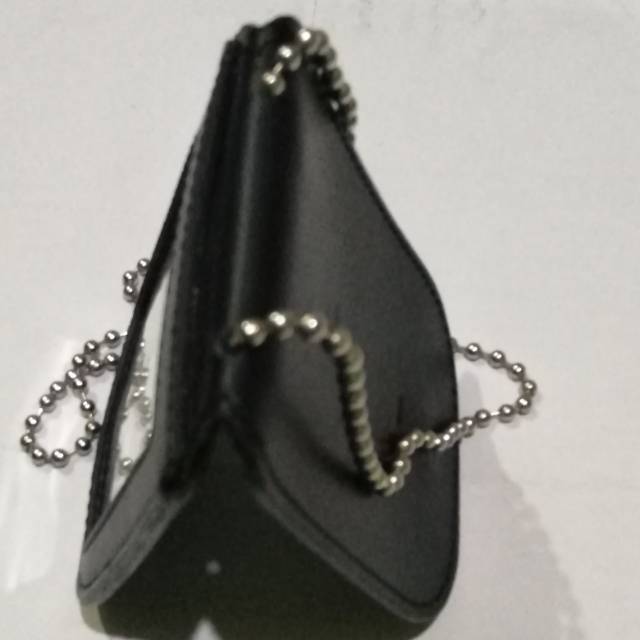 

Name tag kta id card holder kulit plus kalung