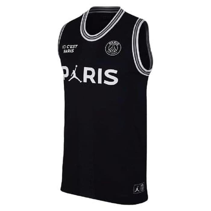 Terbaru Jersey Baju Obral Basket Psg 3Rd Air Jordan Black 18/19 Nba Basketball |