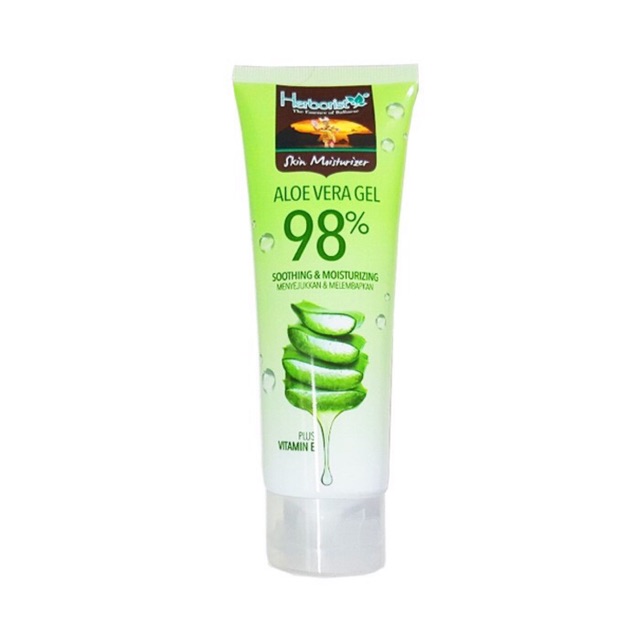 Herborist Aloe Vera Gel 98% Tube Soothing n Moisturising 100 ml