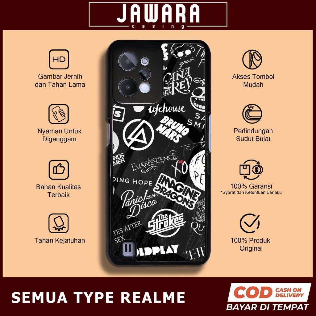 Case Realme C31 Case Hp Realme C31 Premium Glossy Case [MSCB] Jawara Casing Realme C31 Casing Hp Aes