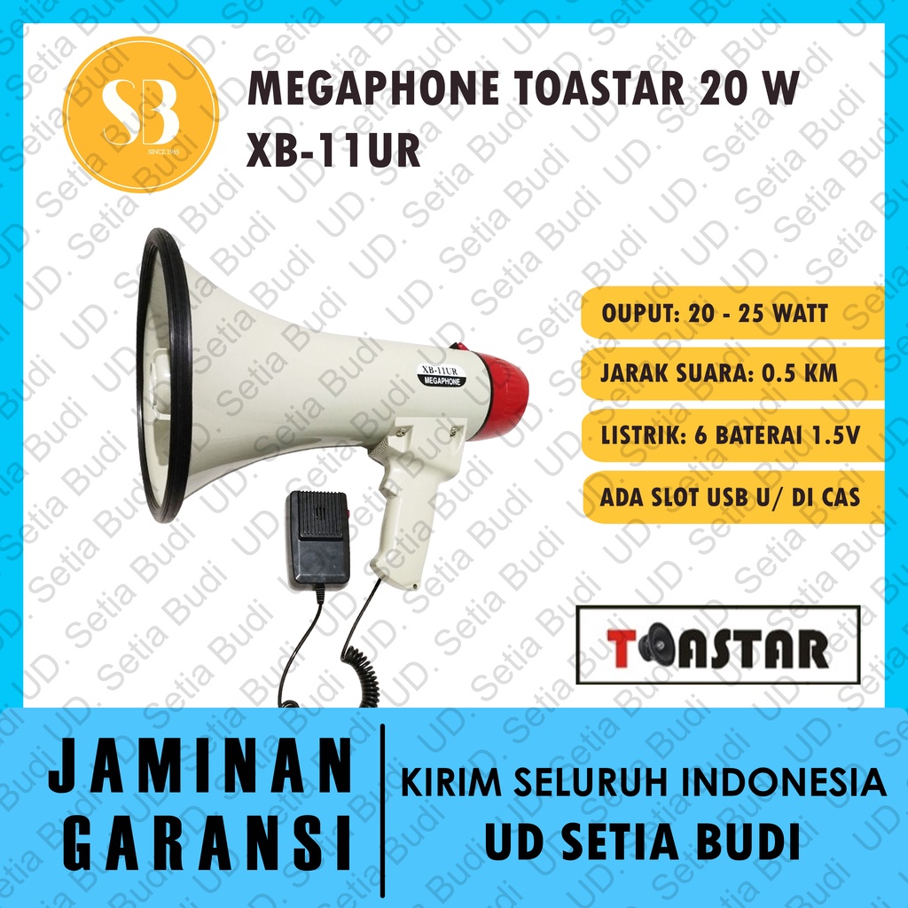 Megaphone Toastar XB-11UR