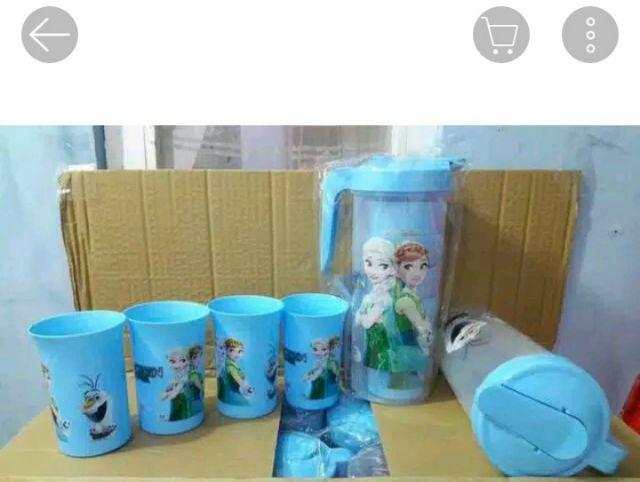 Free Buble Teko Beranak / Teko Set Karakter Teko + 4 Gelas