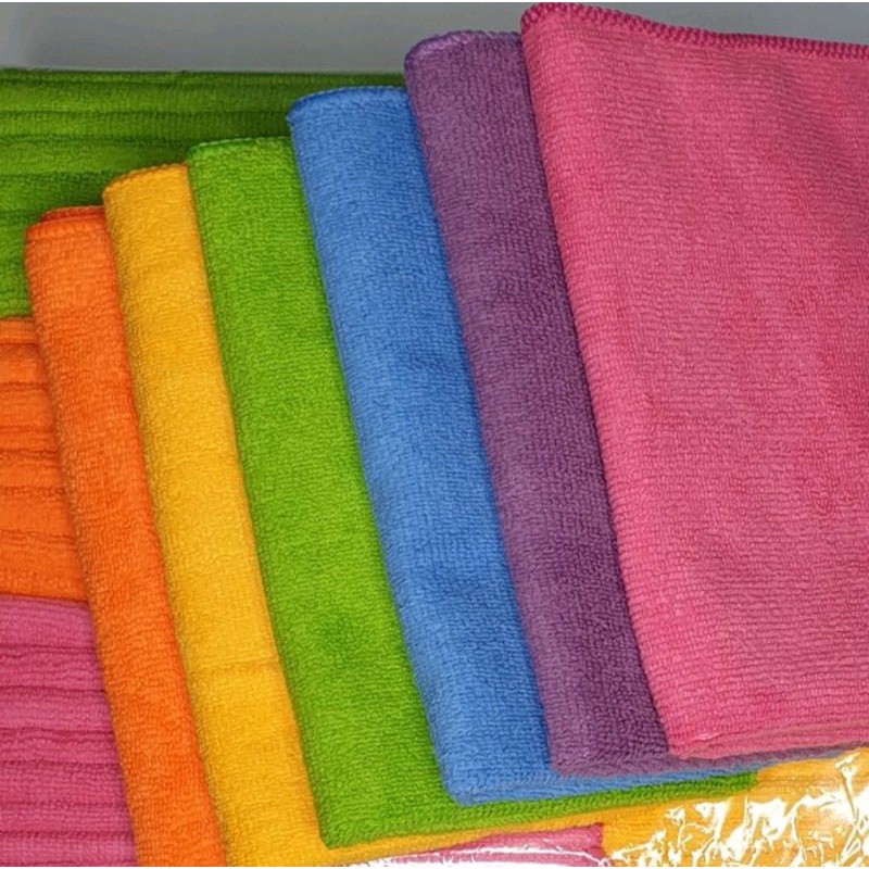 Lap microfiber 35x35 320 super lembut / kain microfiber / lap serbaguna