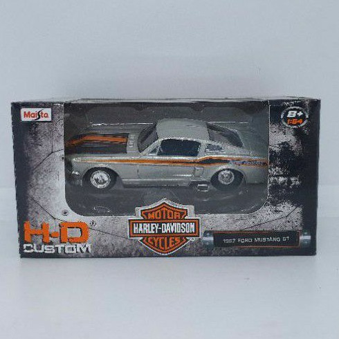 Diecast Maisto HD Custom 1967 Ford Mustang GT Skala 1/64