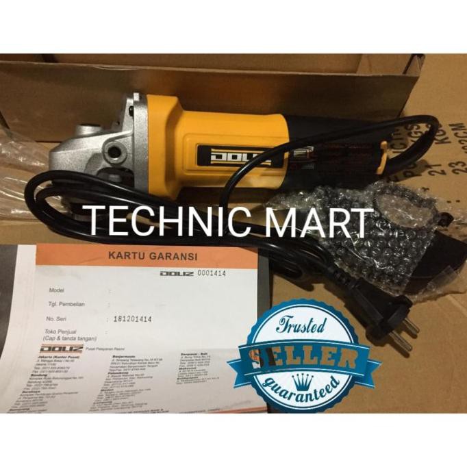 Doliz BA 530 Angle Grinder /Mesin Gerinda Tangan 4" Body Slim (dewalt)