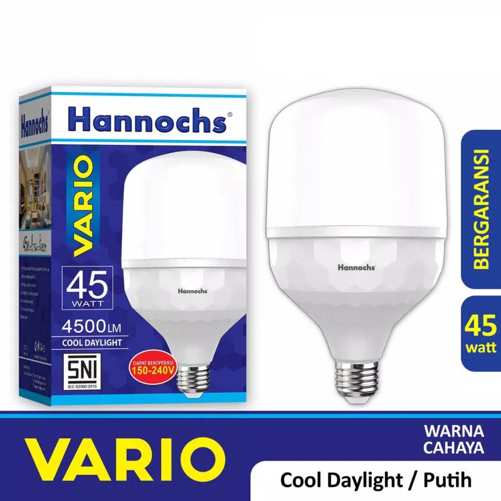 Hannochs Lampu LED Capsule Vario 45 Watt - Cahaya Putih