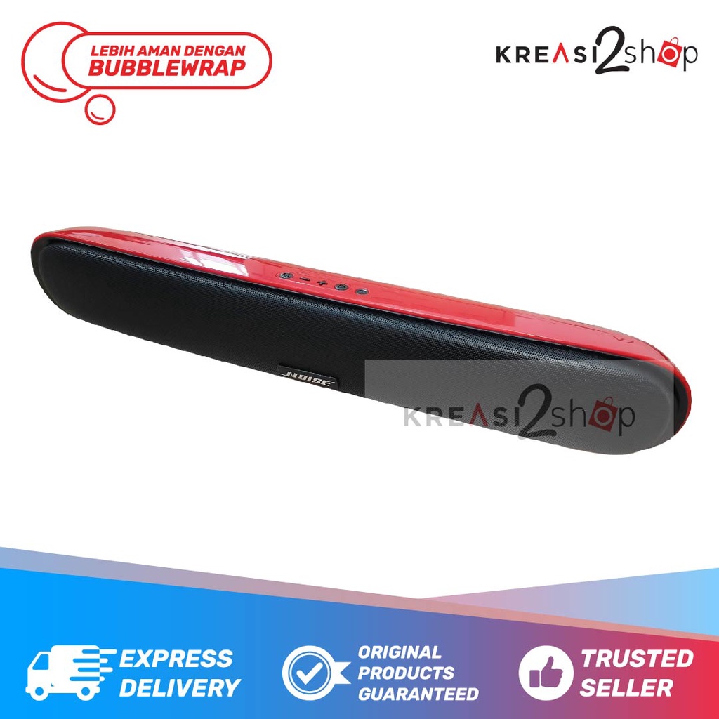 Noise Bluetooh Portable Speaker NS-899 Type Y Hi-Fi Premium 3 Warna - Merah