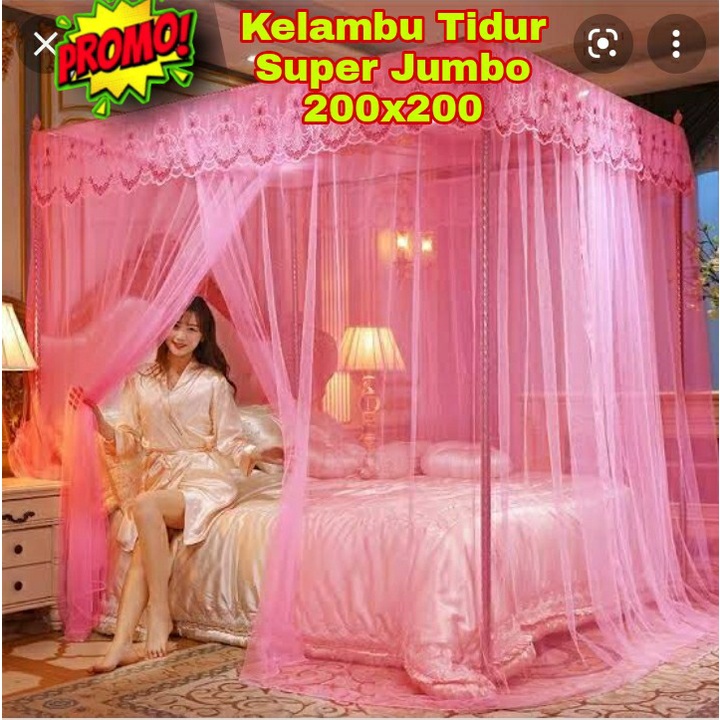 KELAMBU ANTI NYAMUK UKURAN JUMBO 200X200