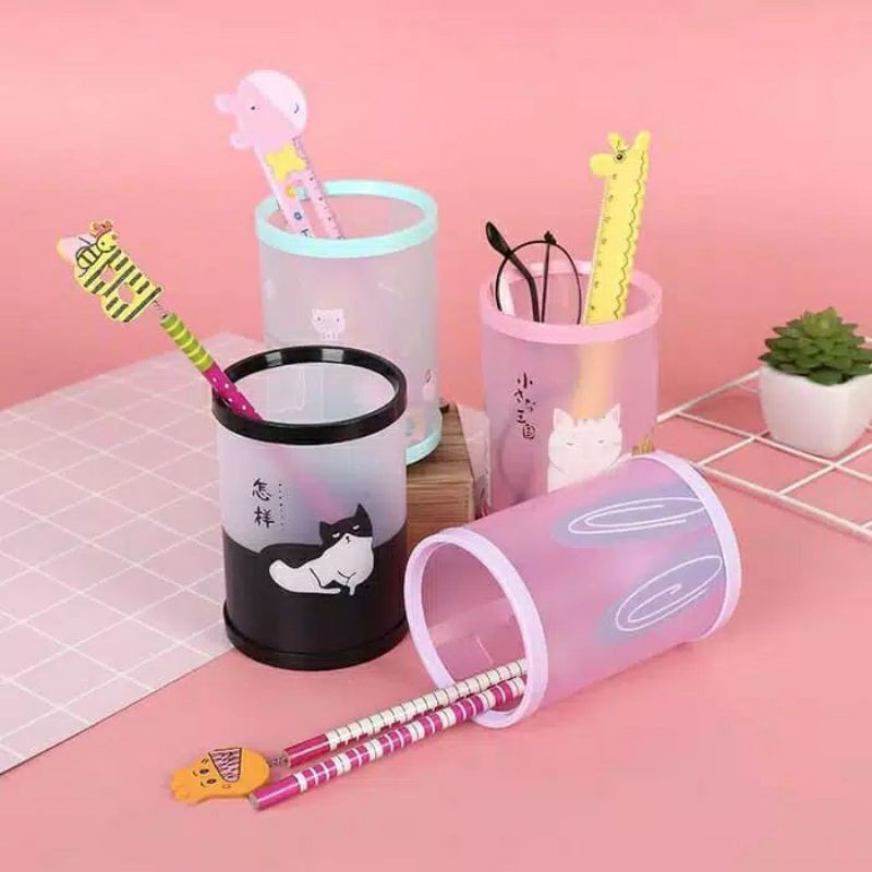Kotak Pensil Meja Lucu Unik/Tempat Pensil