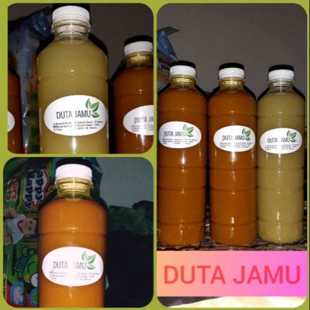 

Fresh, home made Jamu kunyit asem