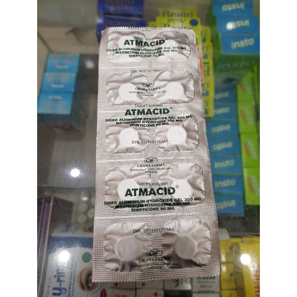 Atmacid Tablet Kunyah / Asam Lambung/ Maag / Gastritis / Atmacid