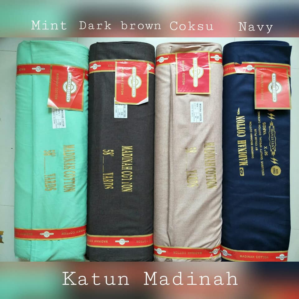 Kain Katun Madinah Fodu 0.5 Meter (Seri 1) - Bahan Cotton Madina Medina-6