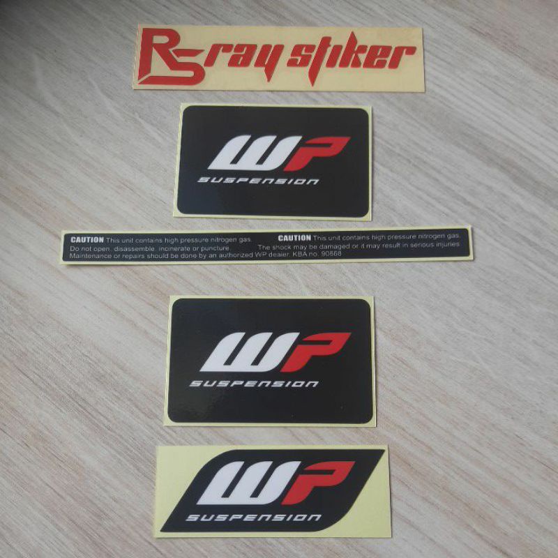 STIKER PRINTCUTT WP SUSPENSION