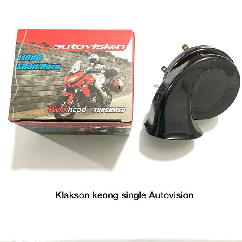 Bel horn klakson keong single autovision klakson motor mobil snail horn