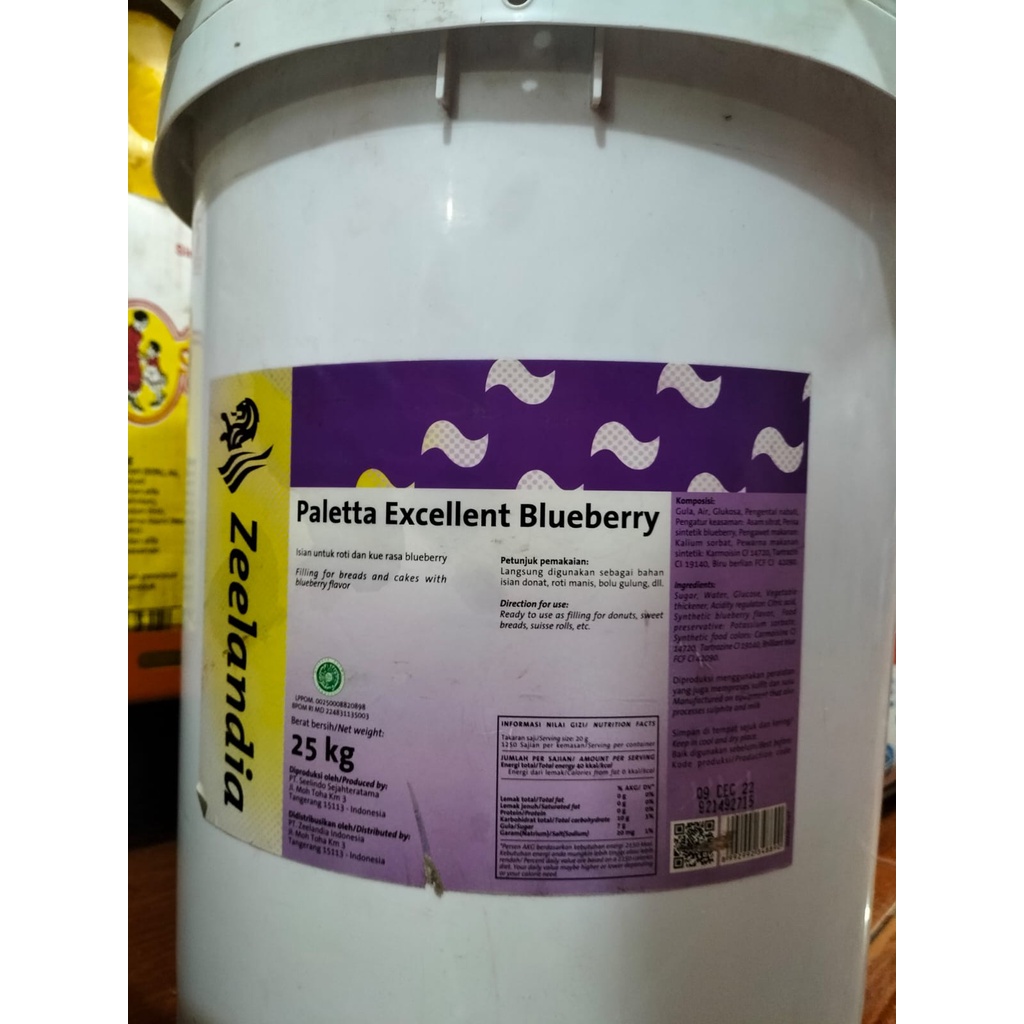 

Paletta Excellent Blueberry / Selai Blueberry Kemasan Repack