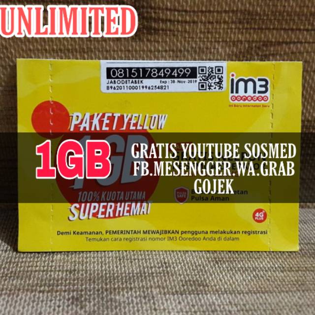 PERDANA 1GB UNLIMITED