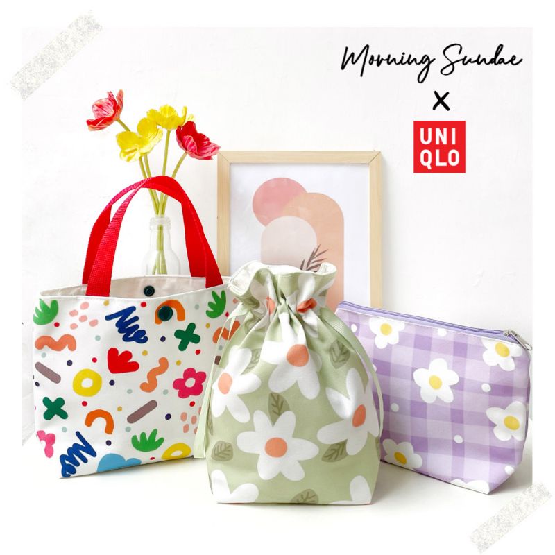 Totebag / pouch serut / dompet UNIQL0 SERIES