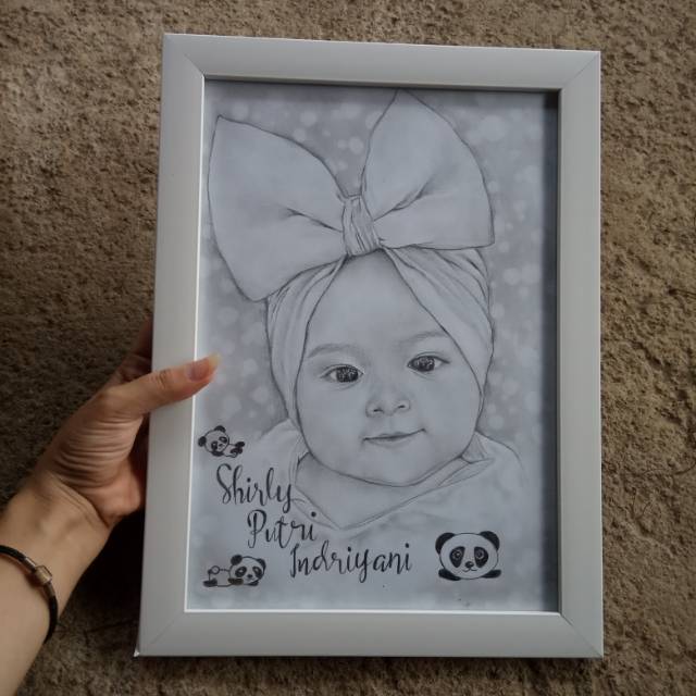 Sketsa Wajah Jasa Lukis Pensil Shopee Indonesia