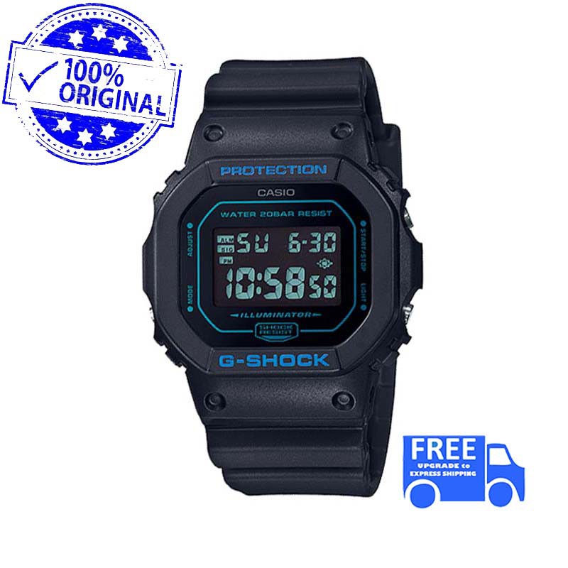 jam tangan original casio g shock dw 5600bbm 1dr digital dw 5600bbm 1dr