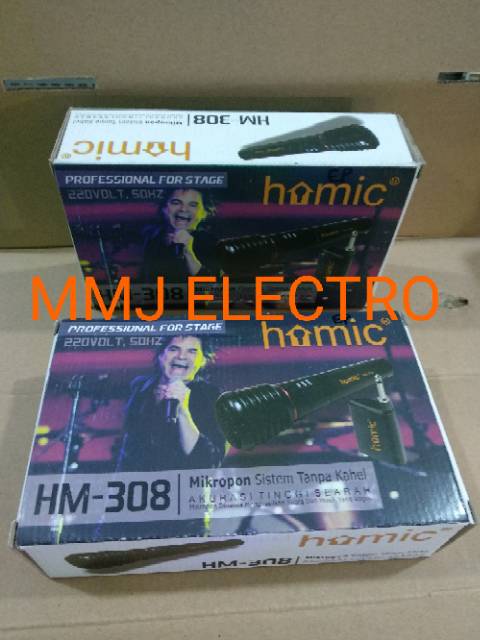 Mic Homic - microphone Homic wireless HM 308